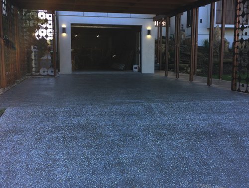 concrete driveway polishing